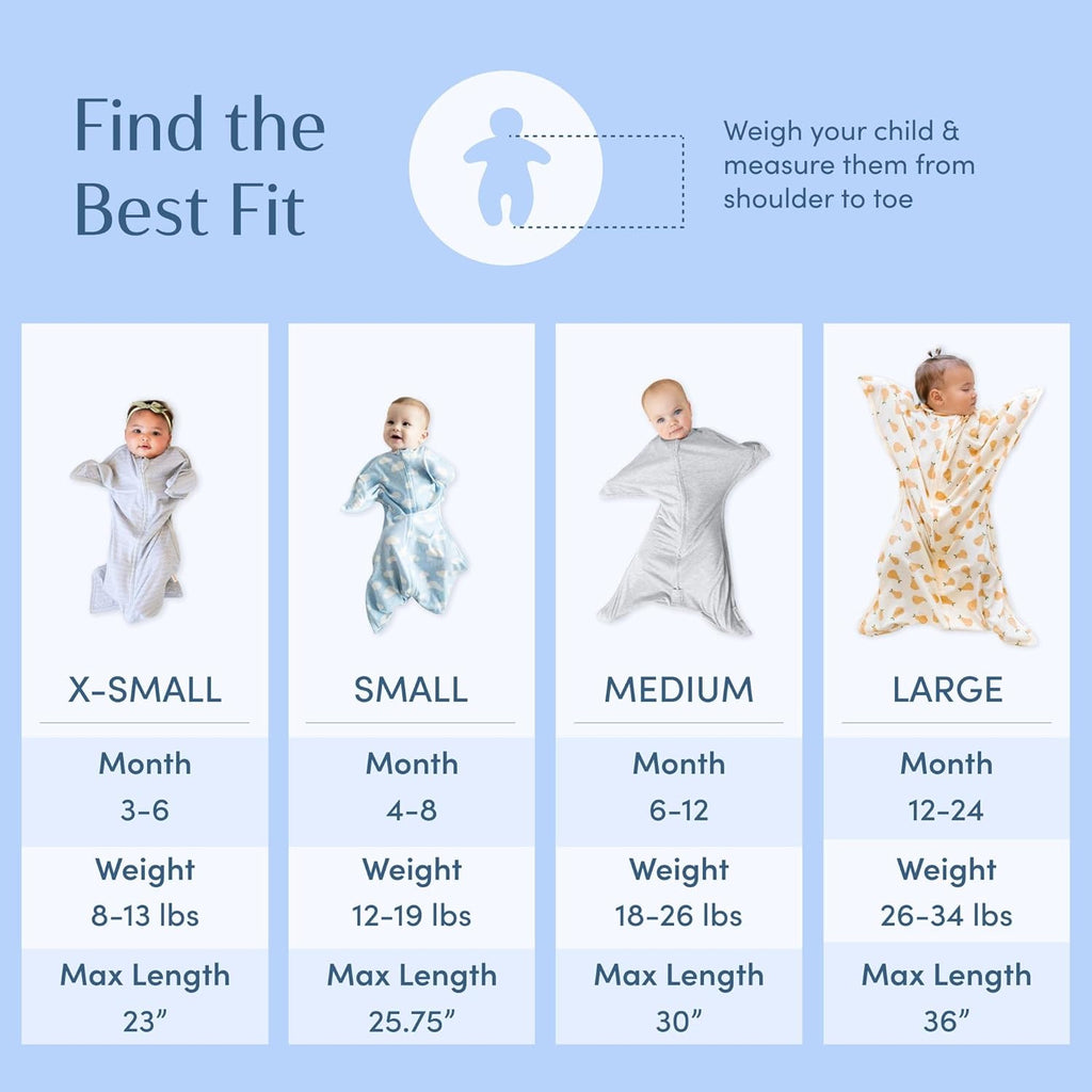 Zipadee-Zip Transition Swaddle - Cozy Baby Swaddle Blanket with Zipper Convenience - Roomy Wearable Blanket for Easy Diaper Changes - Friendly Fox, Small (4-8 Month)